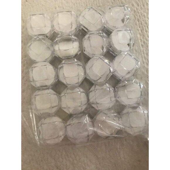 20pcs Lots Plastic Clear Crystal Jewelry Ring Display Storage Boxes Accessories - Picture 4 of 4